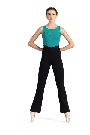 Mirella: Braid V Front Jazz Pant - Black