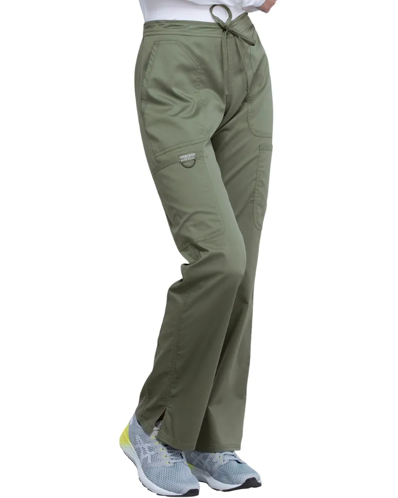 Moderate Flare Drawstring Pant (WW120), Olive
