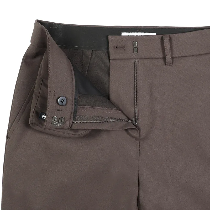 Monday Flow Signature Bootcut Pants - Brown