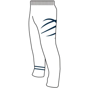 MONTCLAIR COBRAS Sublimated White Sweatpants