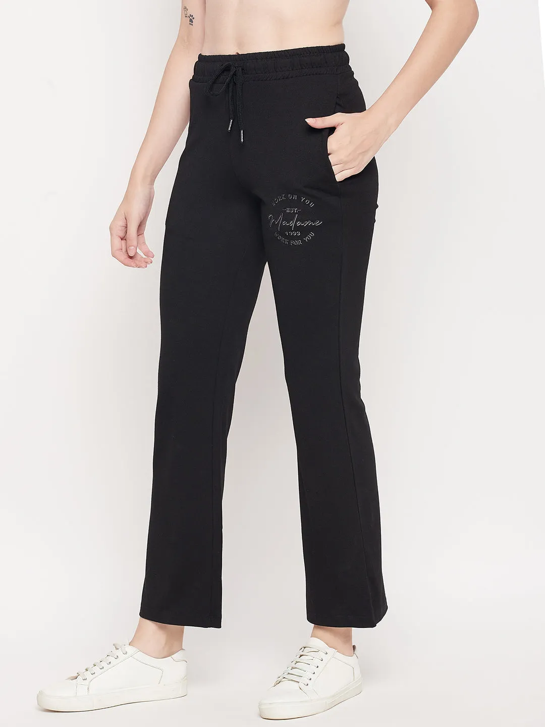 mSECRET Drawstring Waist Black Sweat Pants