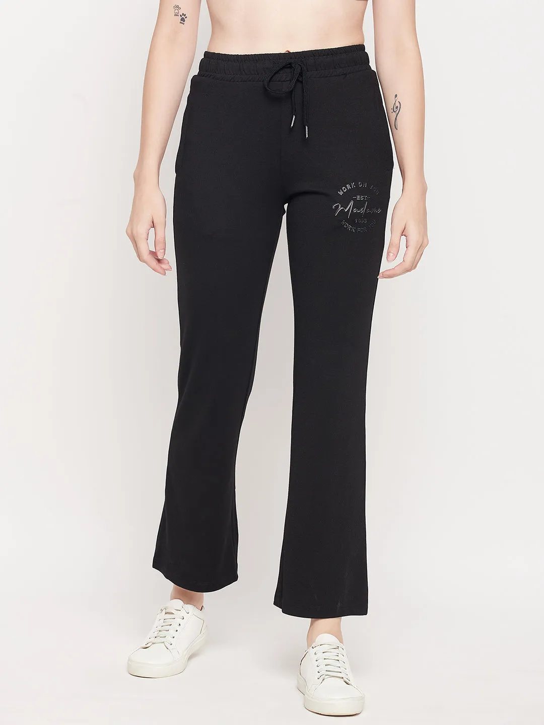 mSECRET Drawstring Waist Black Sweat Pants