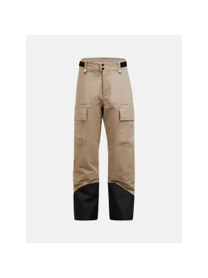 Męskie spodnie narciarskie Peak Performance M Edge Insulated Pants beżowy