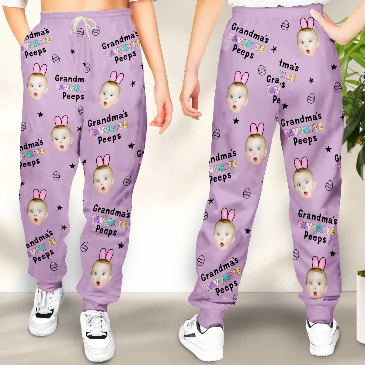 My Favorite Peep Calls Me - Personalized Custom Sweatpants