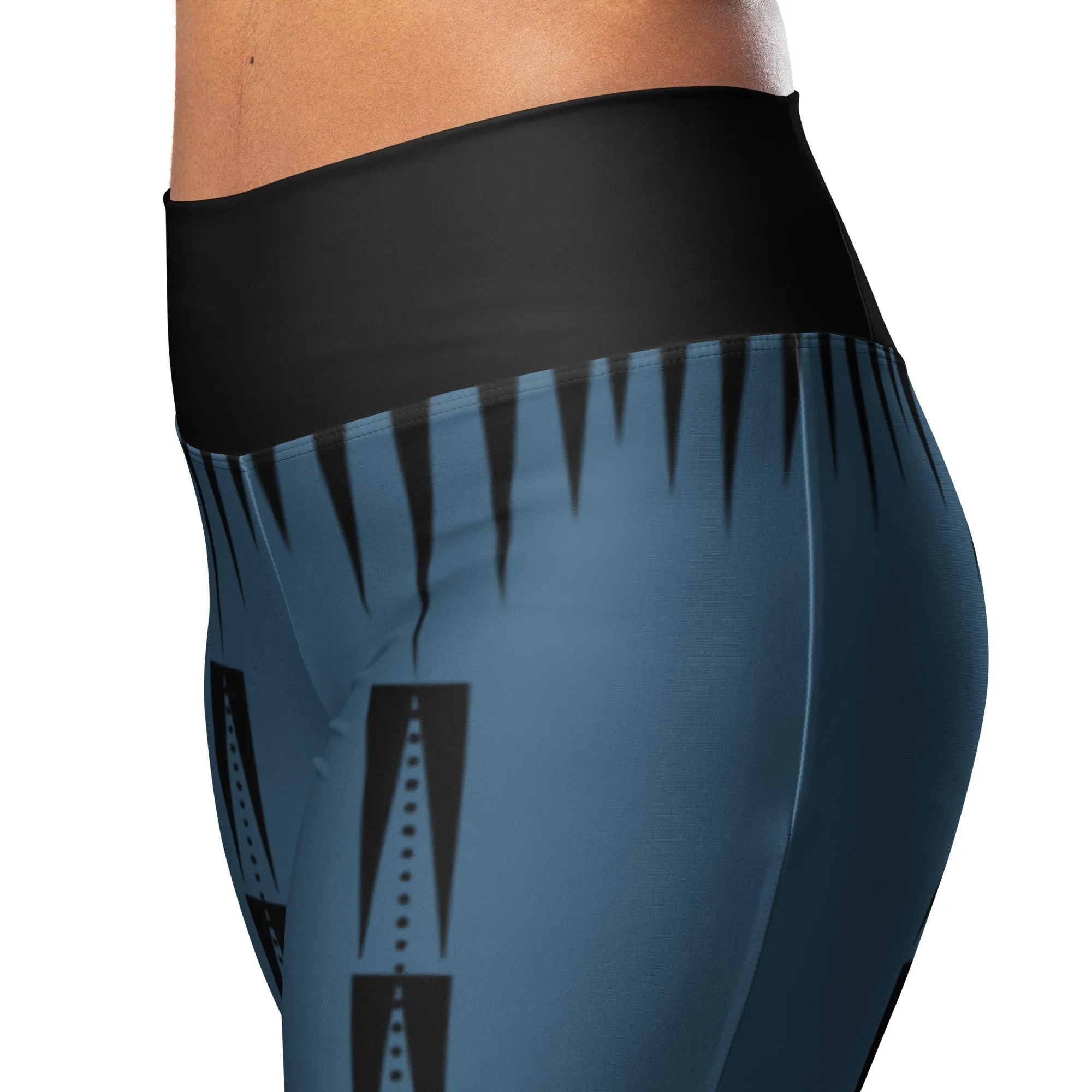 Native Print Flare leggings