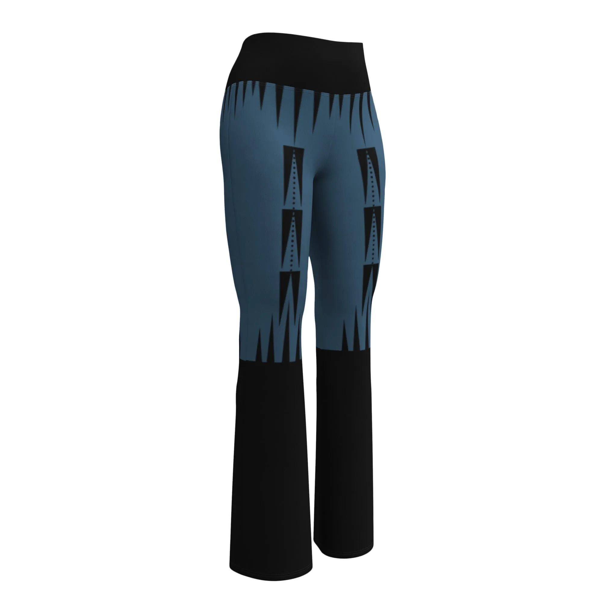 Native Print Flare leggings