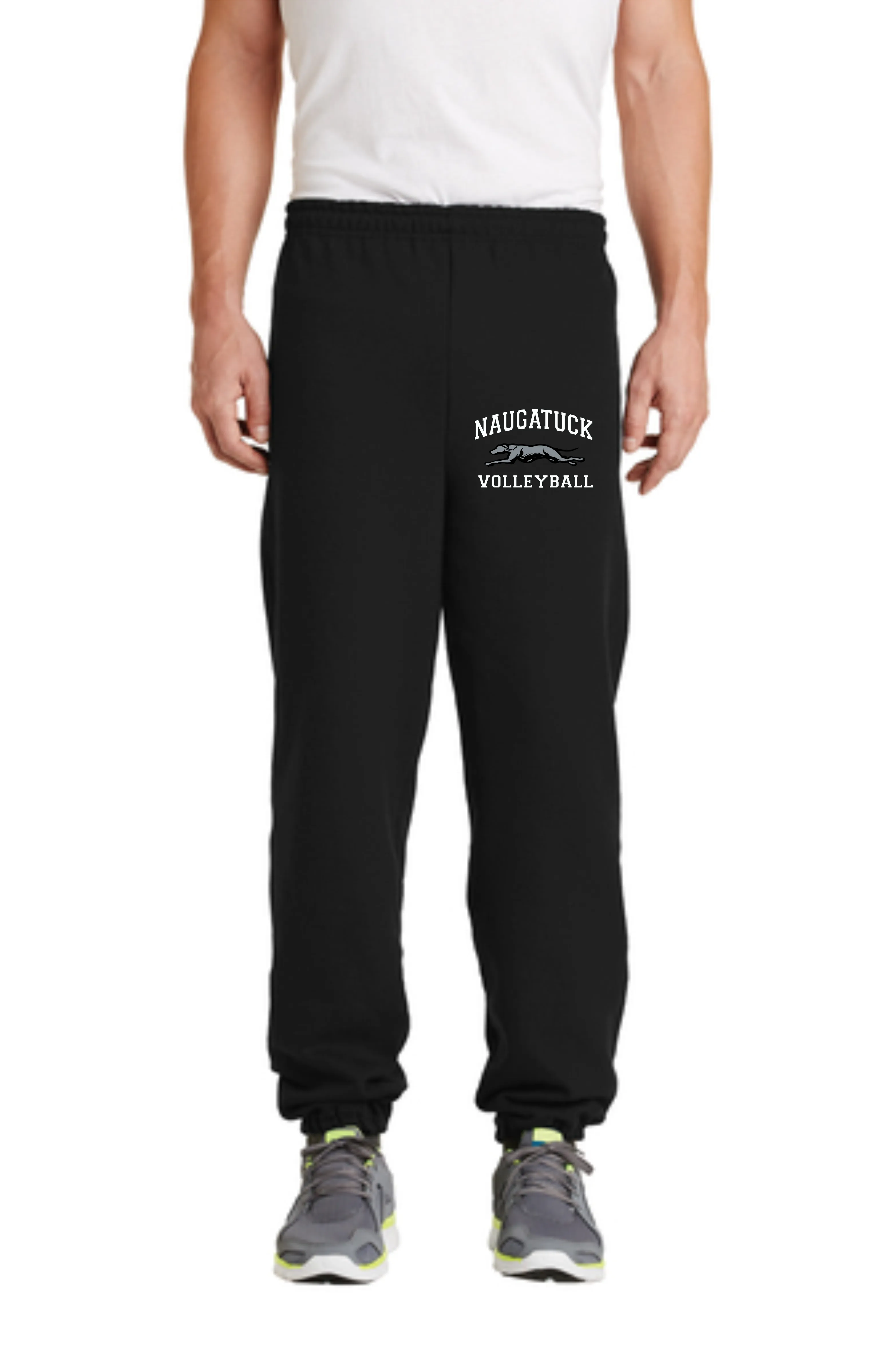 Naugatuck Volleyball Unisex Embroidered Closed Bottom Sweatpants