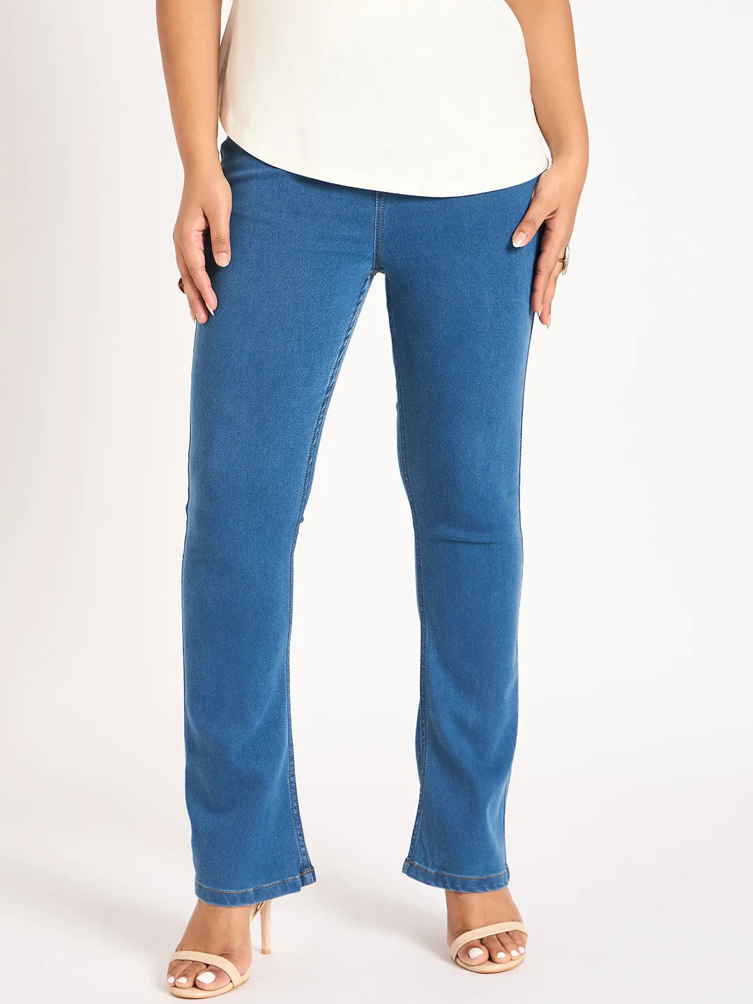 Navy Blue Denim Jeggings