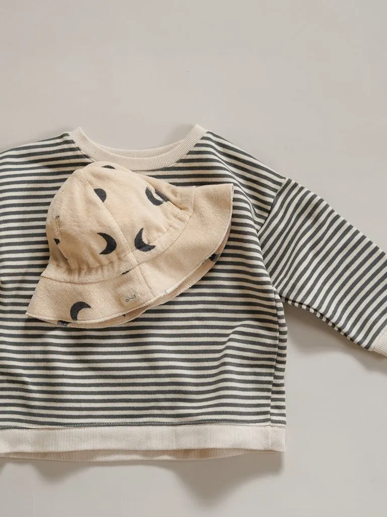 Navy Stripes Sweatshirt