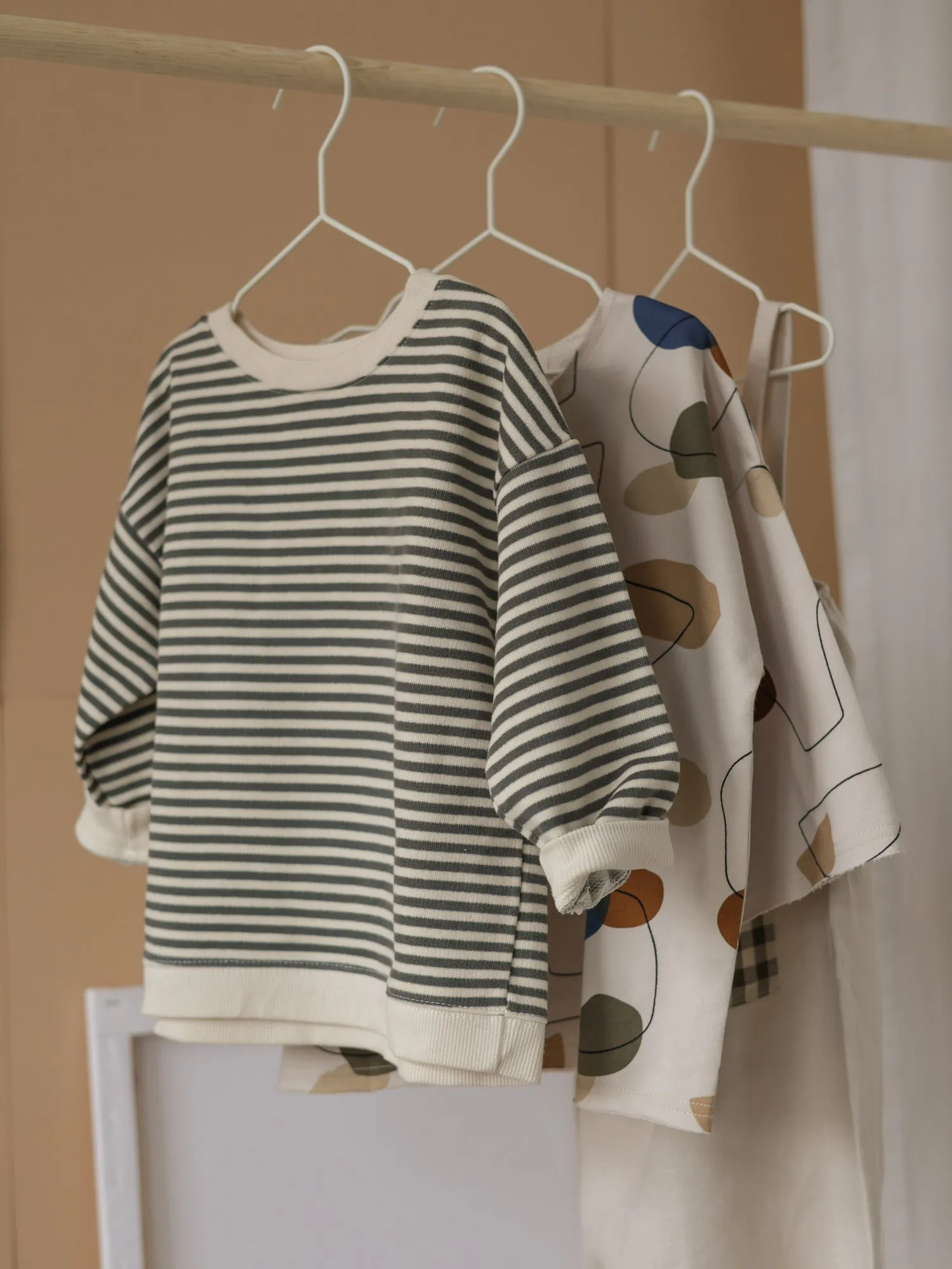 Navy Stripes Sweatshirt