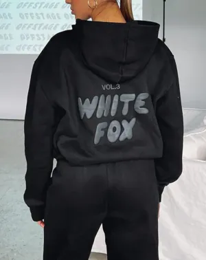 NEW Hoodie and Sweatpants for Women Hip Hop Long Sleeve Hoodies Pant Joggers Set Casual Fleece Hooded Tracksuit, Black, Sz S