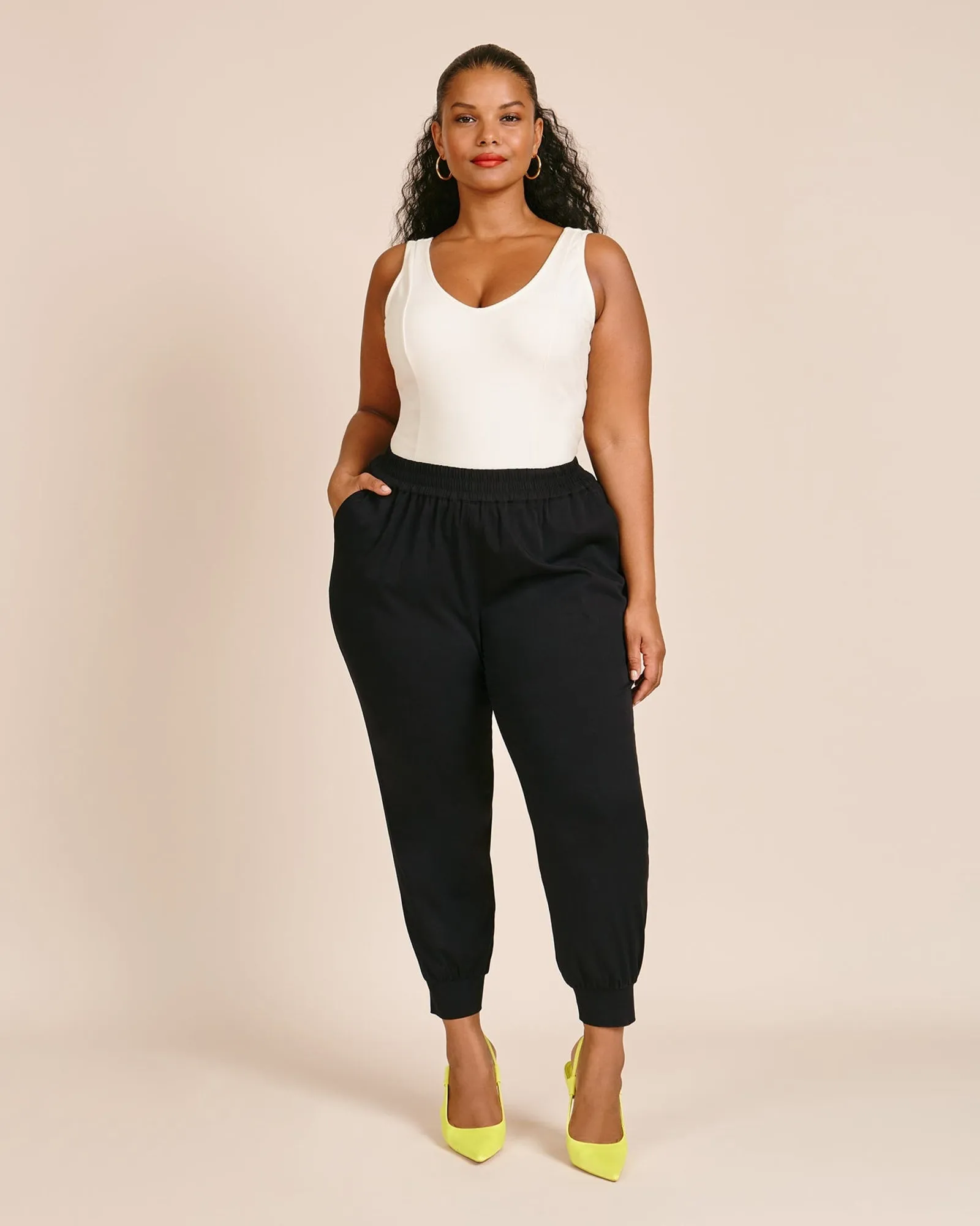 Nicole Soft Jogger | Black