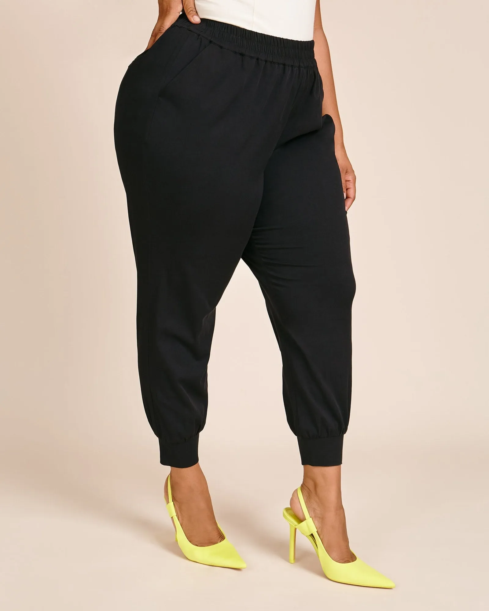 Nicole Soft Jogger | Black