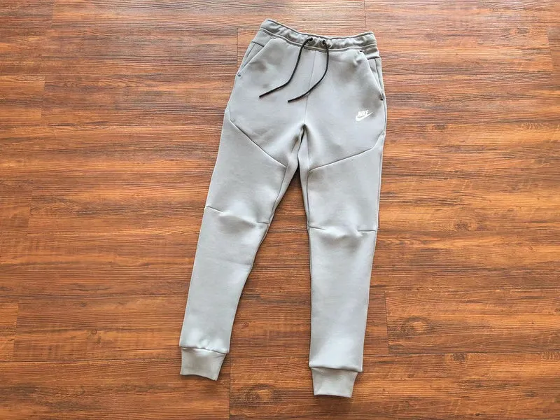 NIKE TECH FLEECE PANTS x GREY/WHITE