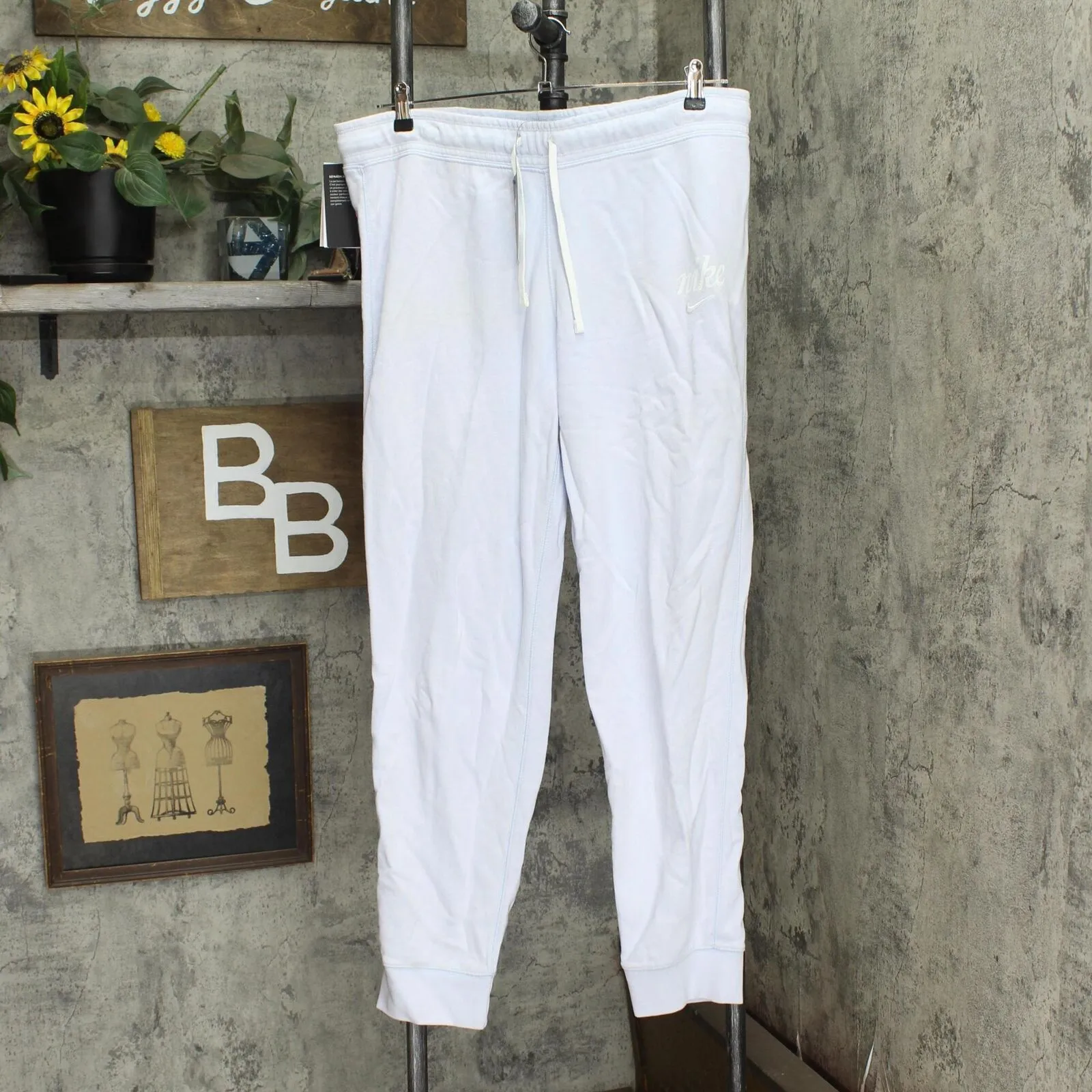 Nike Womens Sportswear Cotton Washed Sweatpants Pants BQ8025