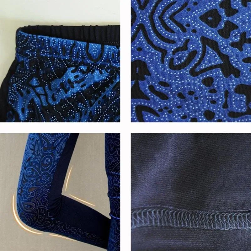 Nine-Minute Bud Silk Pants with Hollow Out Net Yarn Design - Stylish