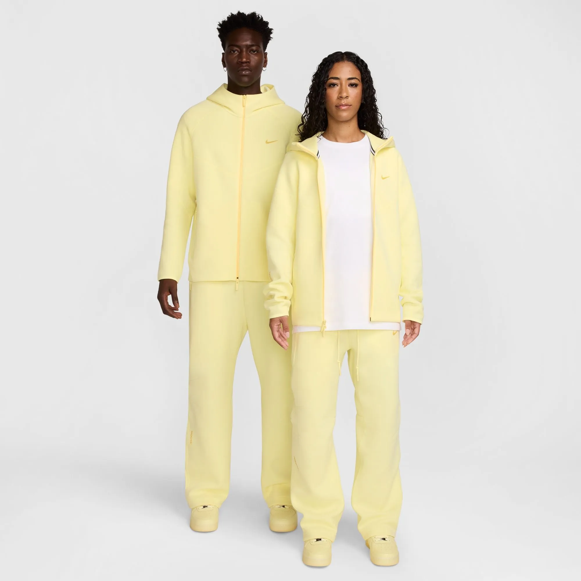 NOCTA TECH FLEECE OPEN HEM PANTS "CITRON TINT"