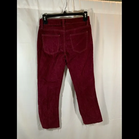 NWT $208 Current/elliott The Kick Corduroy Cropped Flared Pants [SZ 24 ]‎