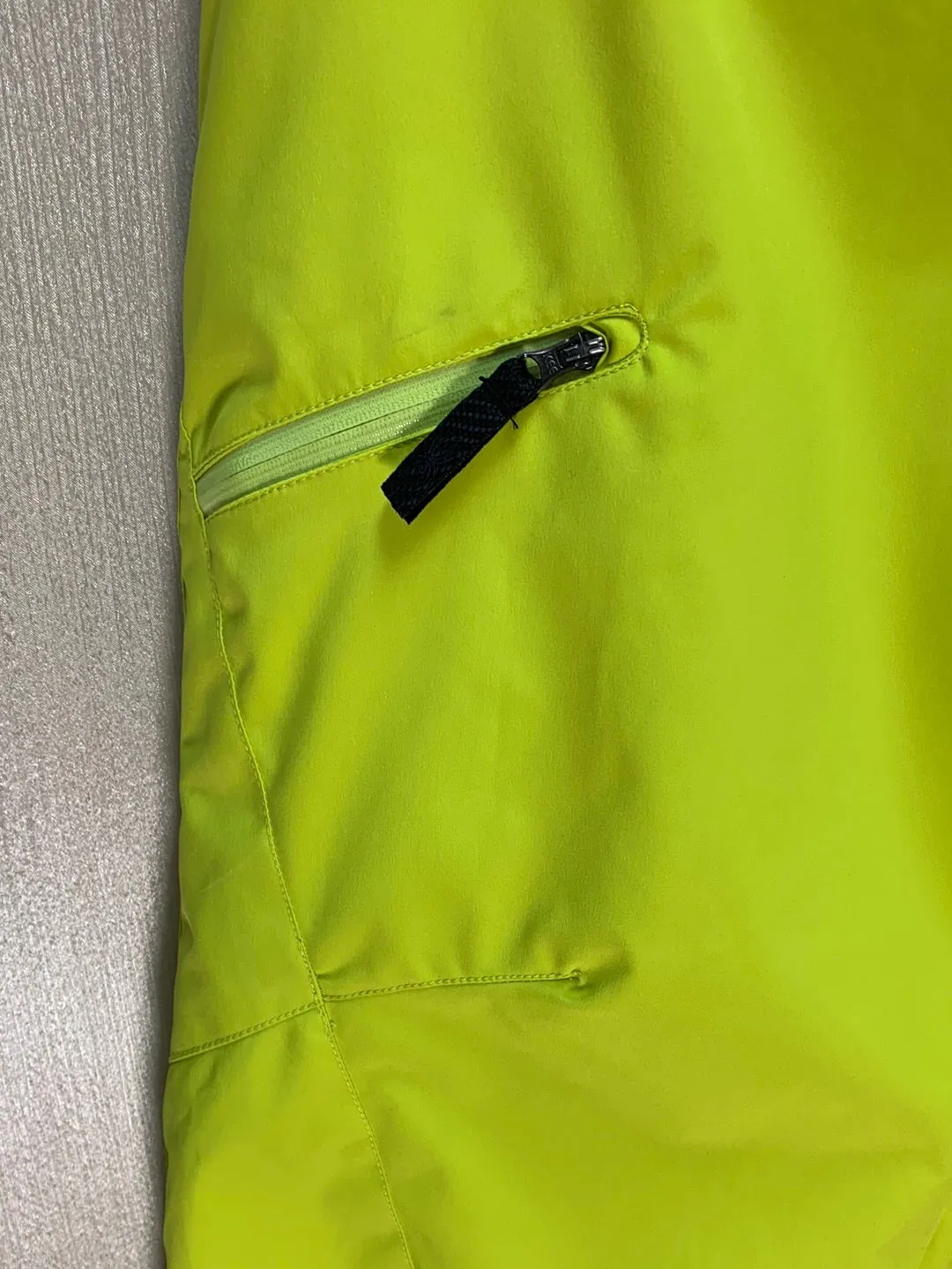 NWT - SPYDER acid neon yellow Ski Propulsion Insulated Pants - Kyd's 20