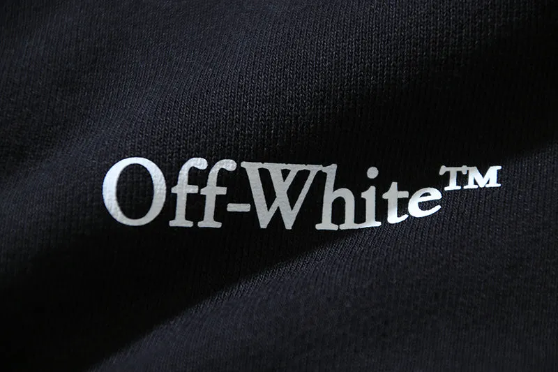 Off White Arrow Printed Trousers Straight Loose Casual Pants #1067