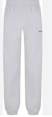 Off-White Diagonal Outline Melange Grey Slim Sweatpants