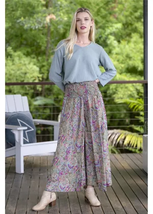 Olive Wide Leg Pants