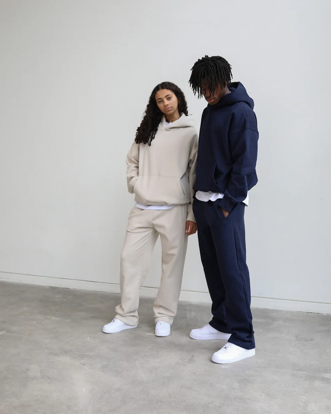 Open Bottom Sweatpant - Oatmeal