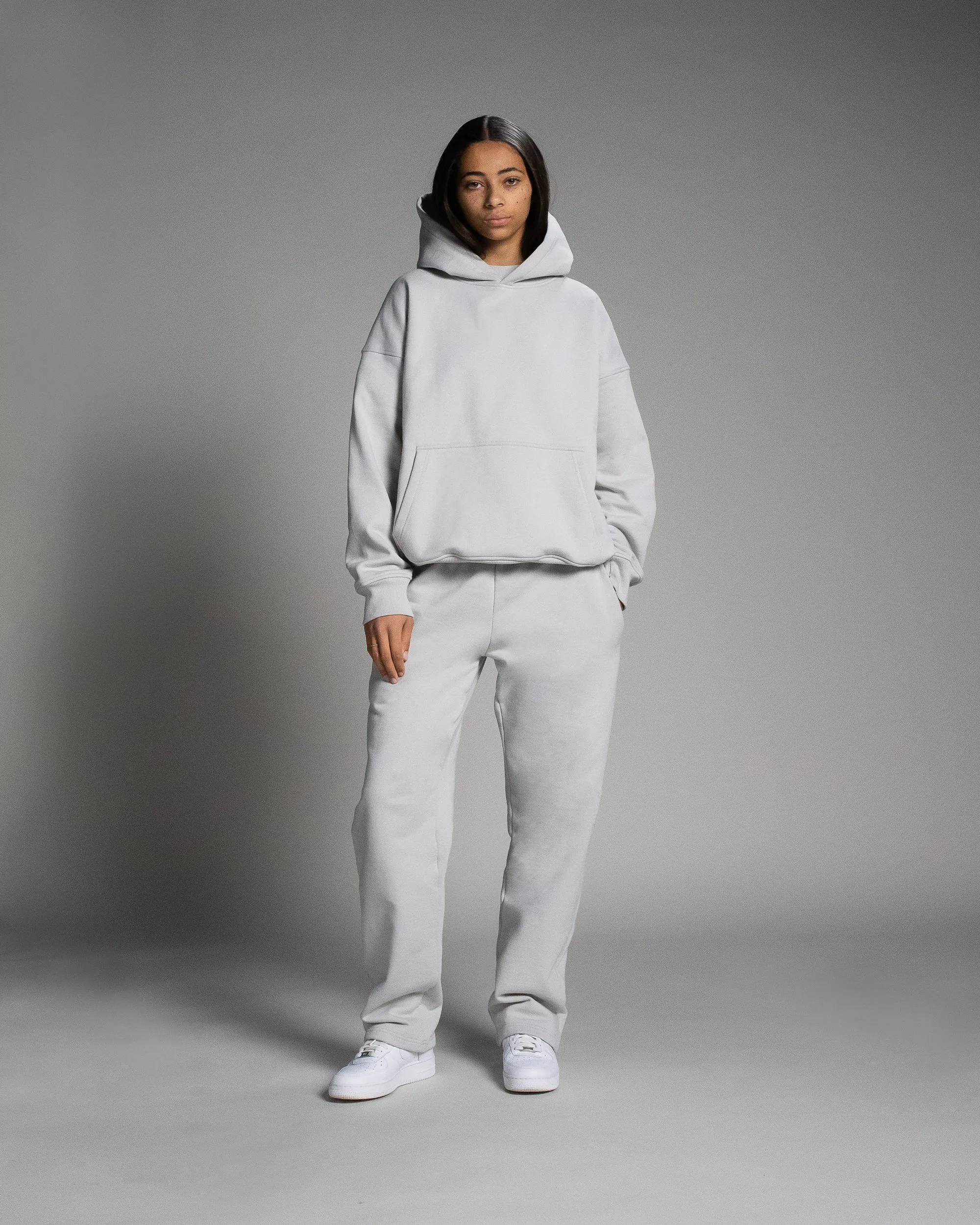 Open Bottom Sweatpants - Stone
