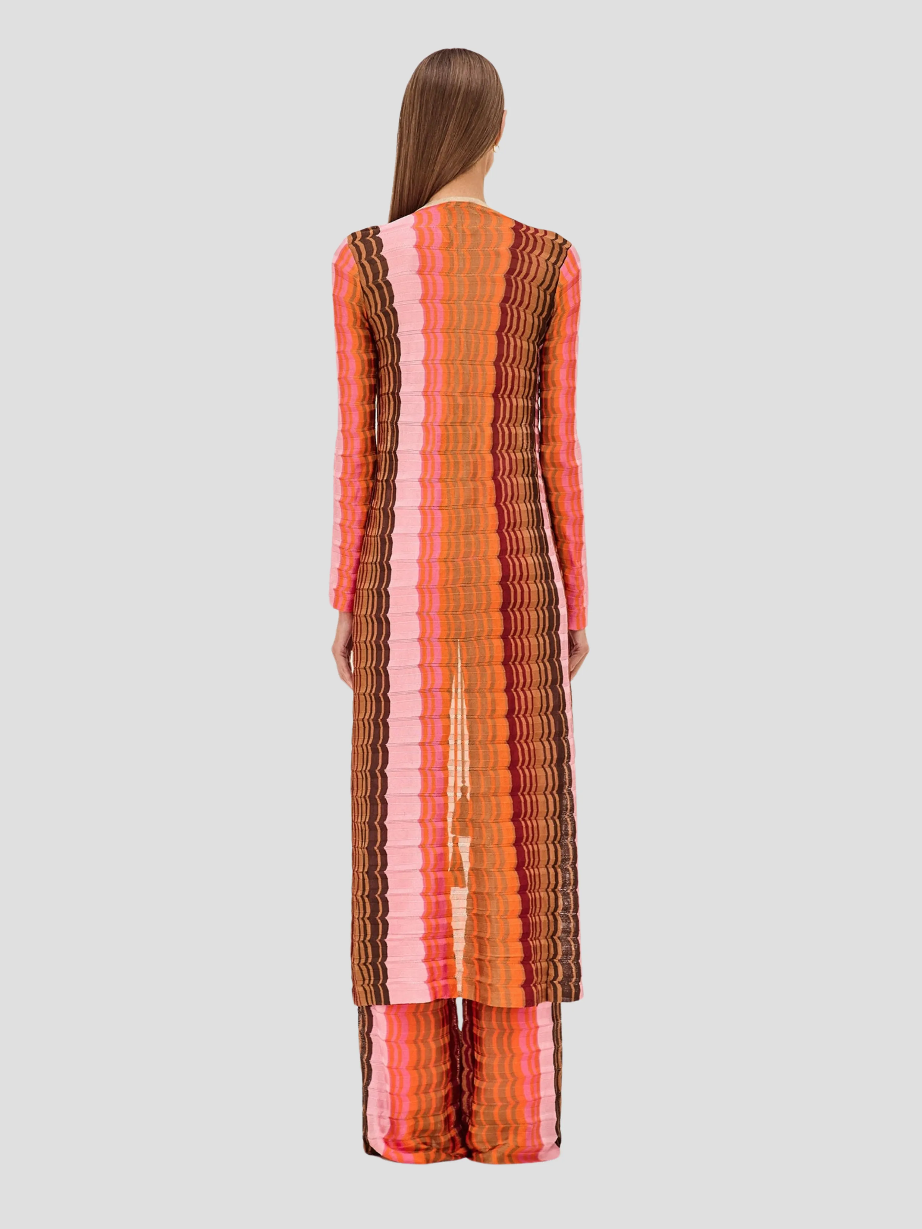 Orange Multi Retti Robe