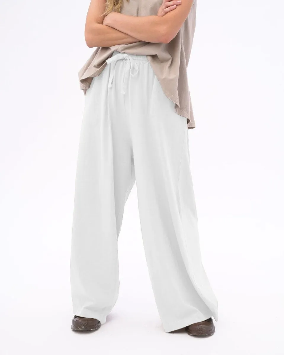 Organic Cotton Palazzo Elastic Pants