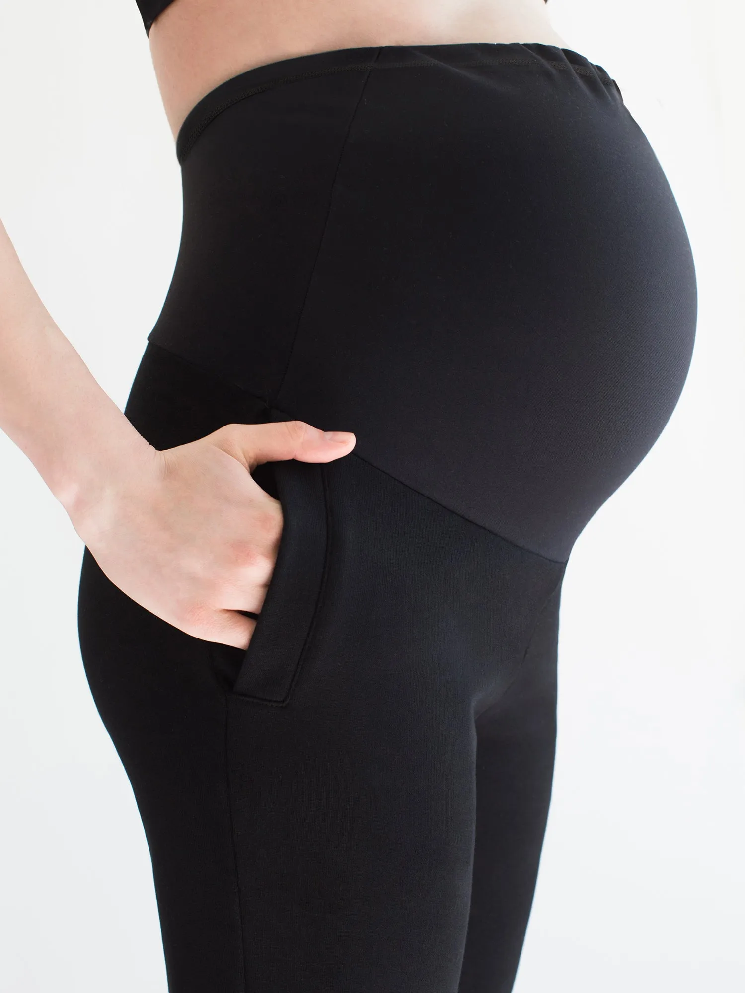 OVER THE BUMP MATERNITY SWEATPANTS