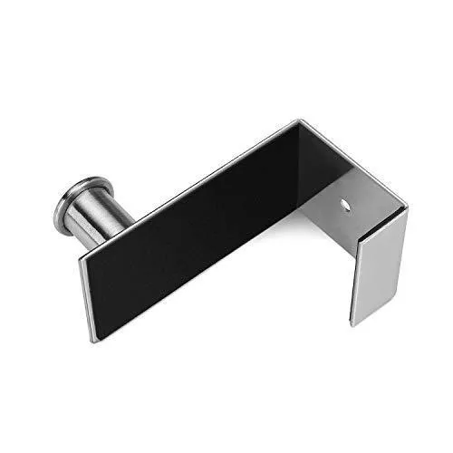 Over The Door Hooks Hanger Towel Rack - 18/8 Stainless Steel Multiple Use Z Shaped Hanging Over Door Hooks Use for Kitchen, Bathroom, Bedroom, Office, Cabinet Door Storage Organizer (2 Pack)
