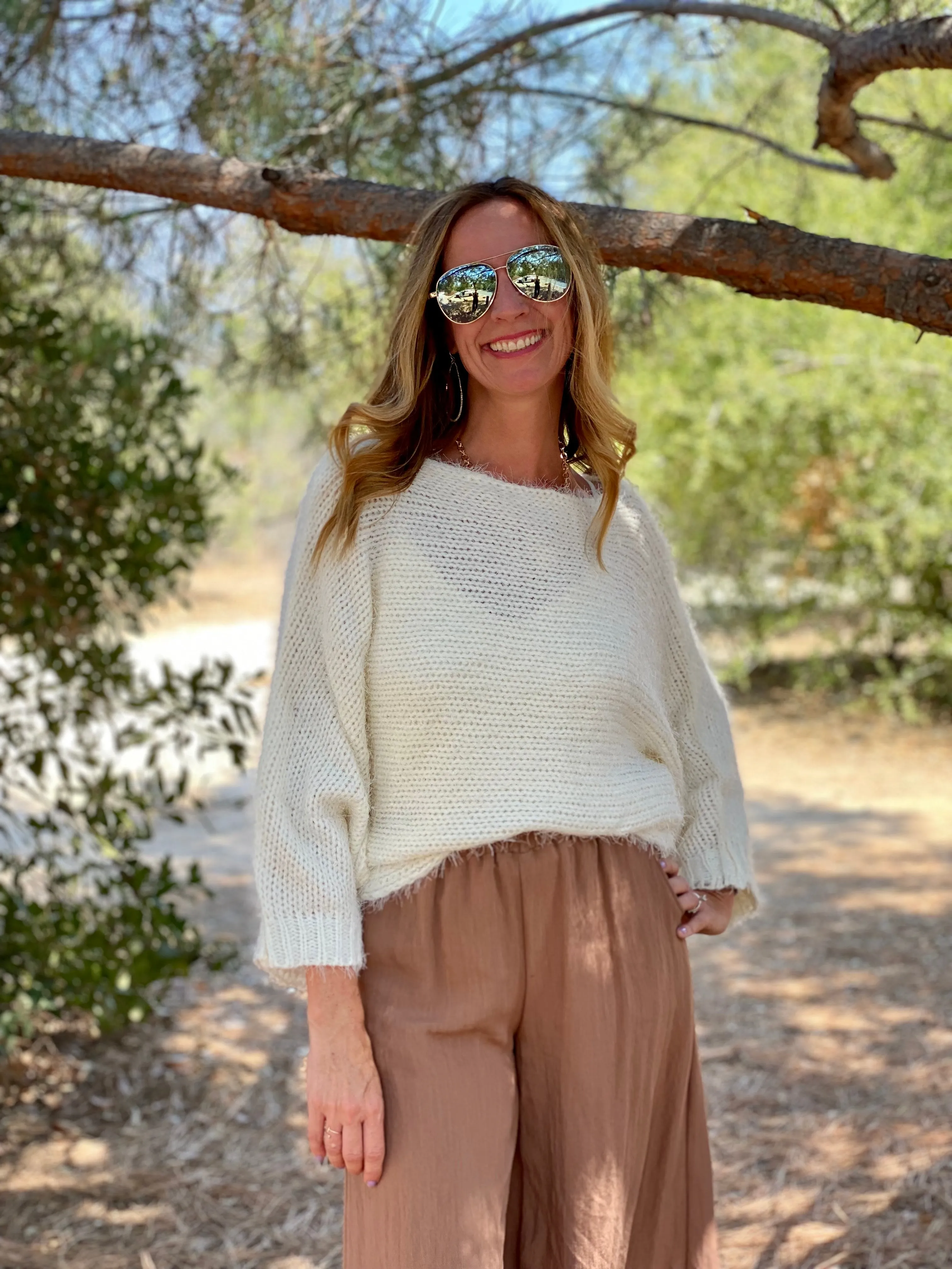 P9 SLUB CAPRI PANTS