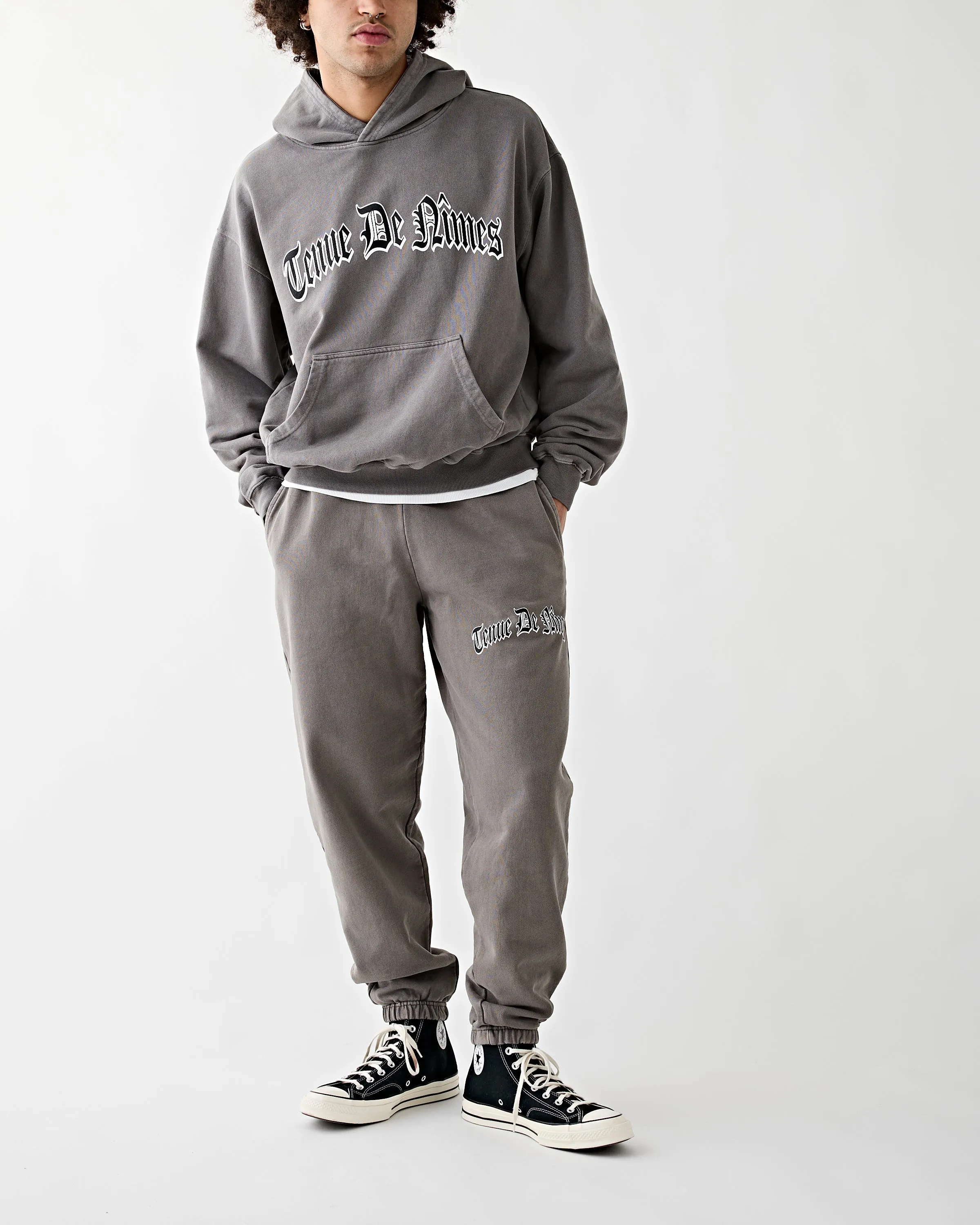 Paco Relaxed Sweatpants Pigment Dye Grey