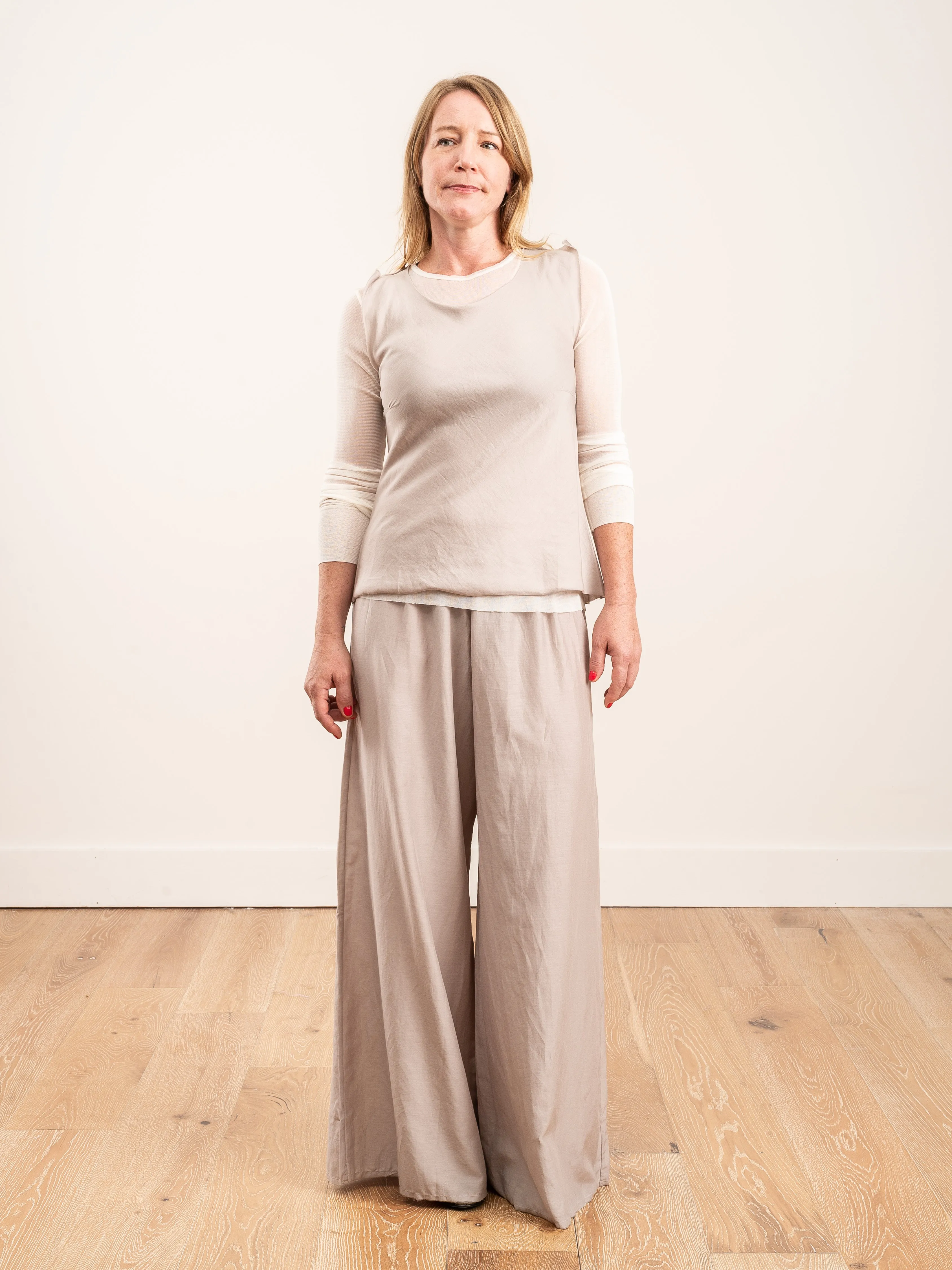 palazzo pant - platinum