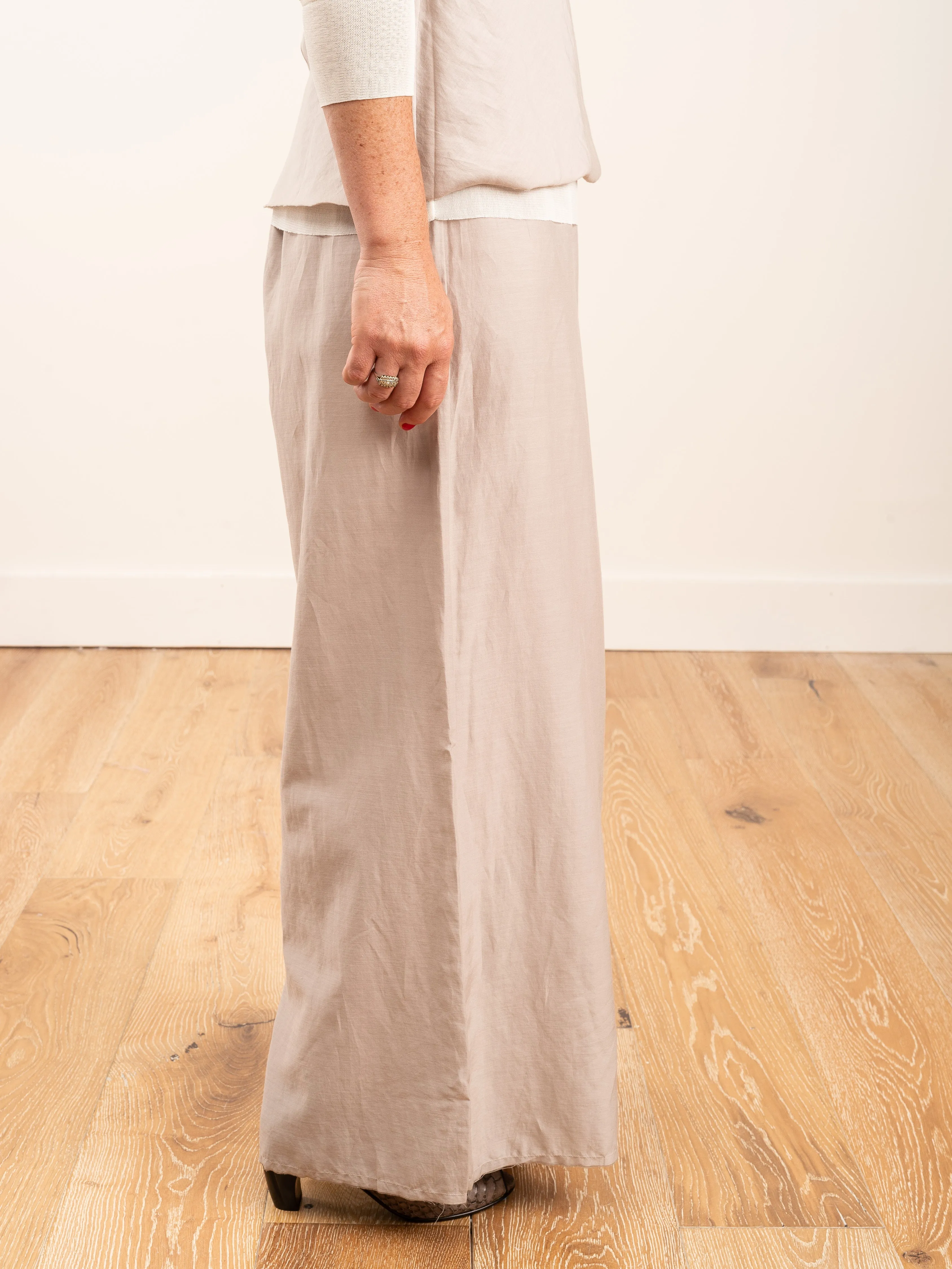 palazzo pant - platinum