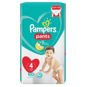 Pampers Pants Size 4 Maxi - 60 Pack