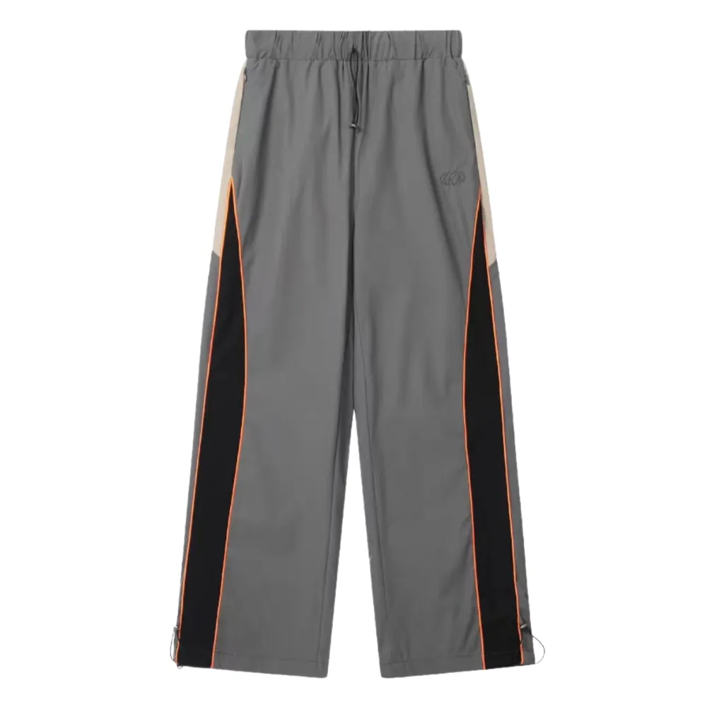 Paneled Stripe Contrast Baggy Sweatpants