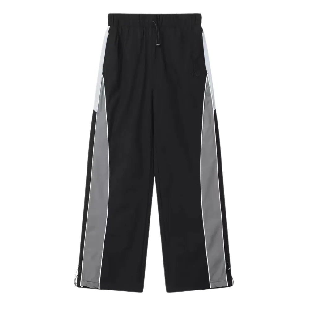 Paneled Stripe Contrast Baggy Sweatpants