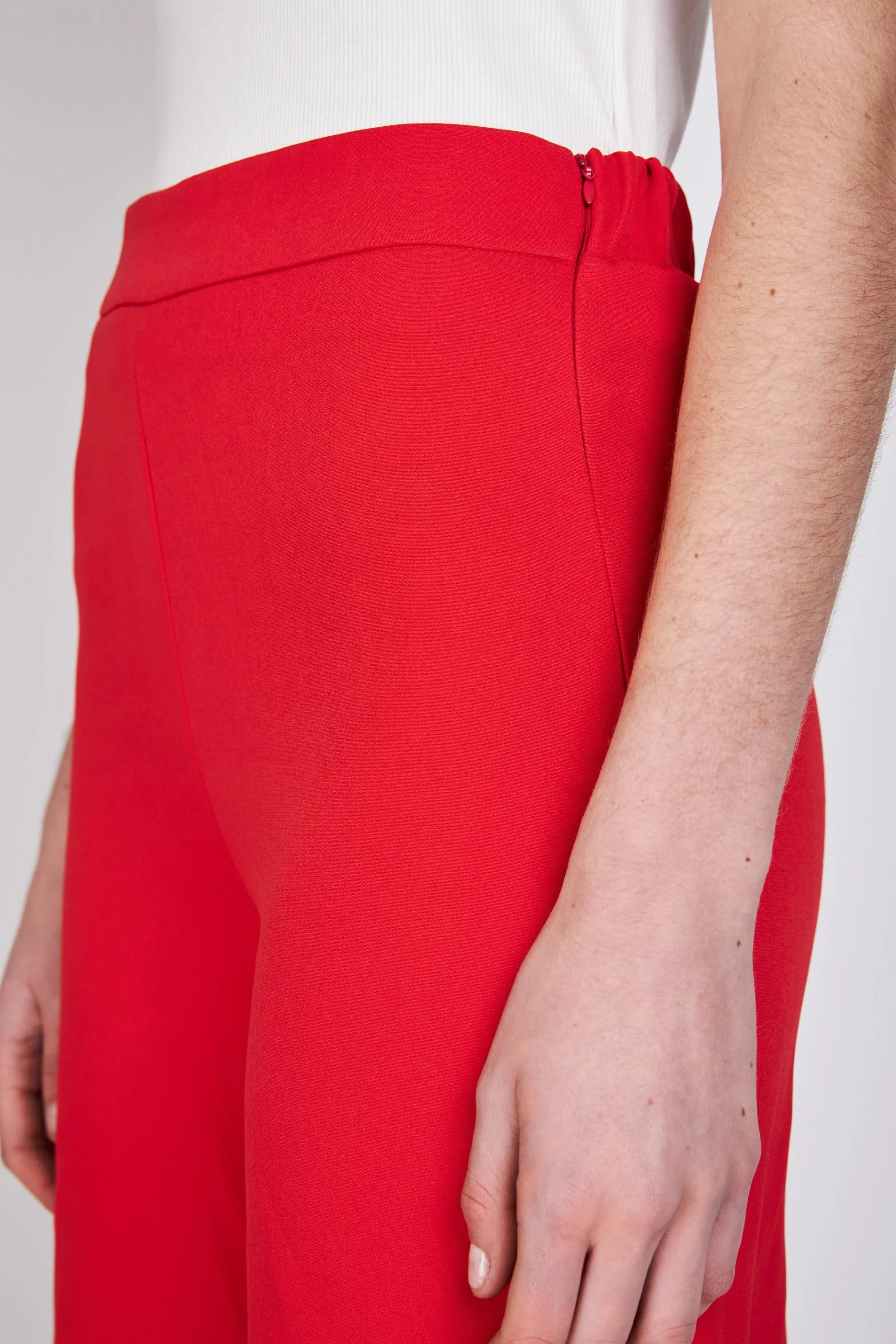 Pantalón Wide Leg Leticia Rojo Eclipse