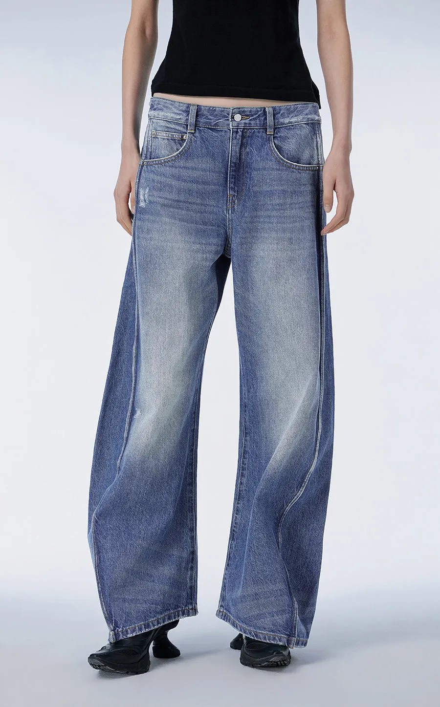 Pants / JNBY Cotton Wide Leg Track pants