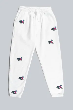 PARRA ANXIOUS DOG SWEATPANTS ASH GREY