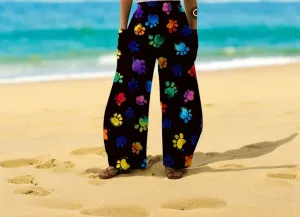 Paw Print Harem Pants