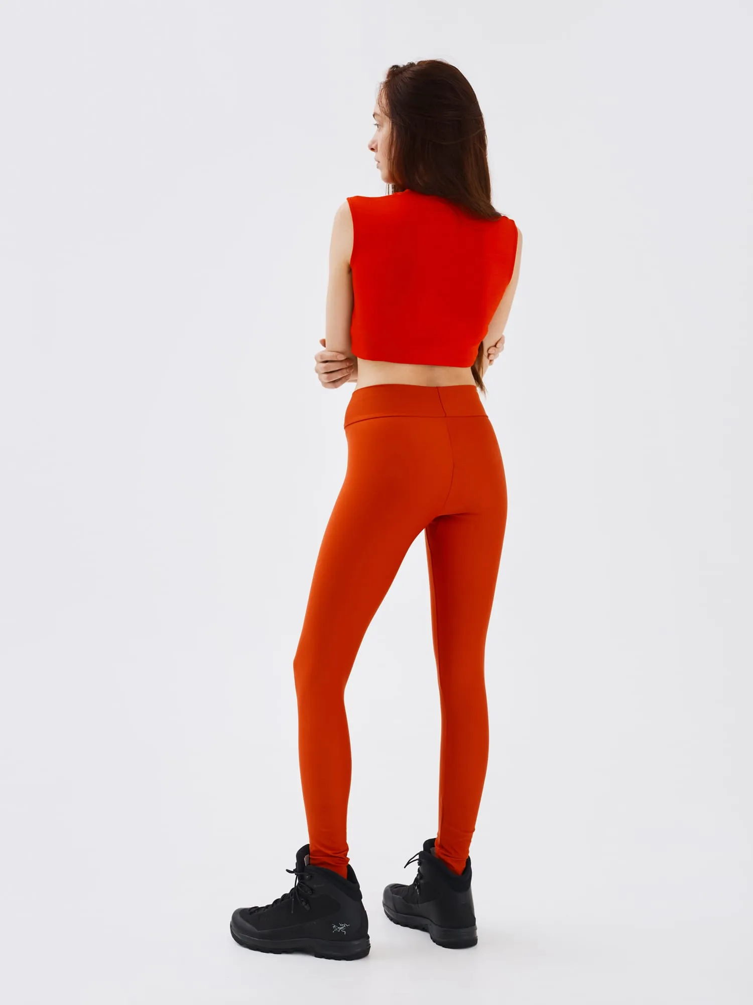 Performance Leggings - Rust