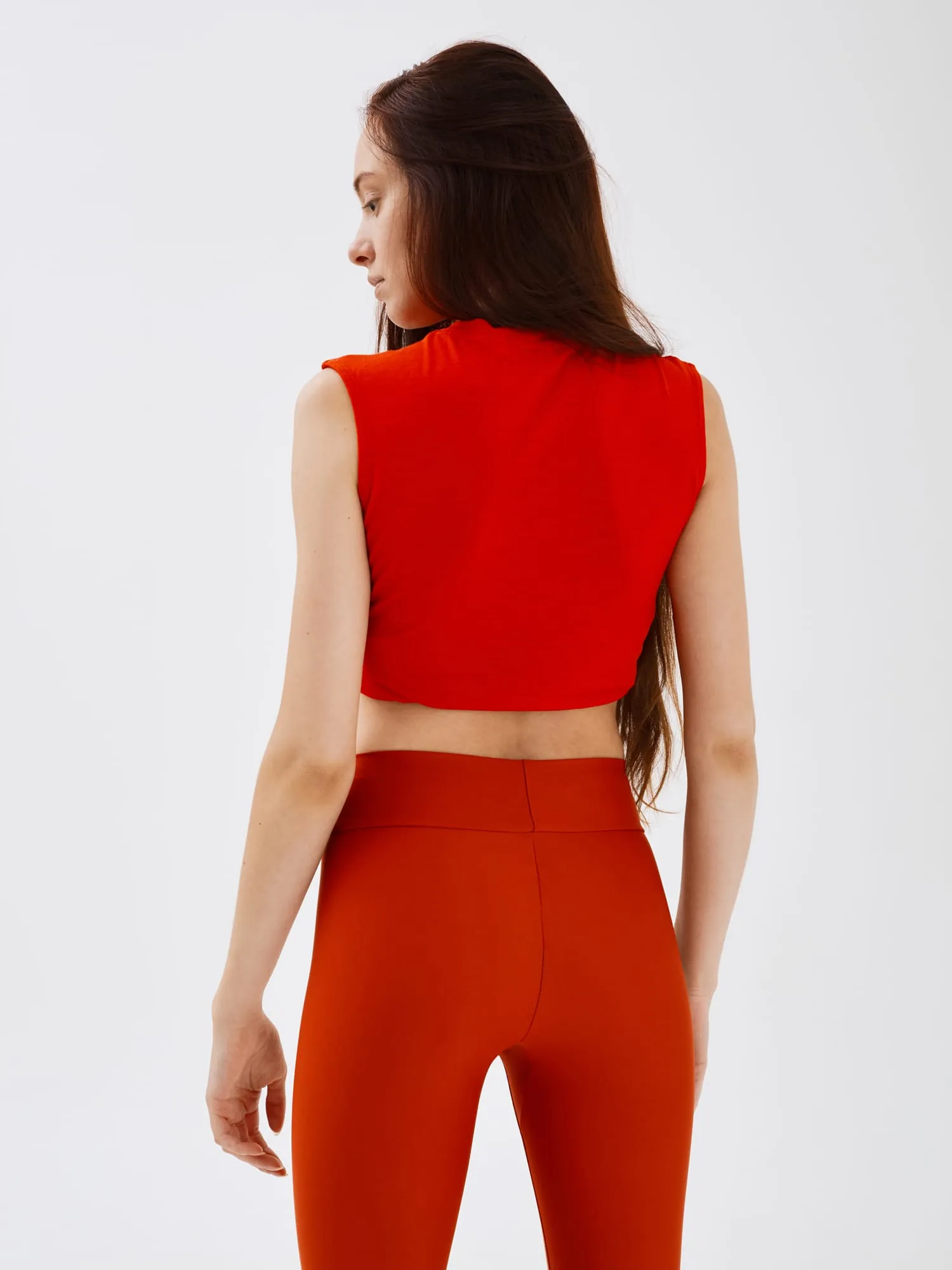 Performance Leggings - Rust