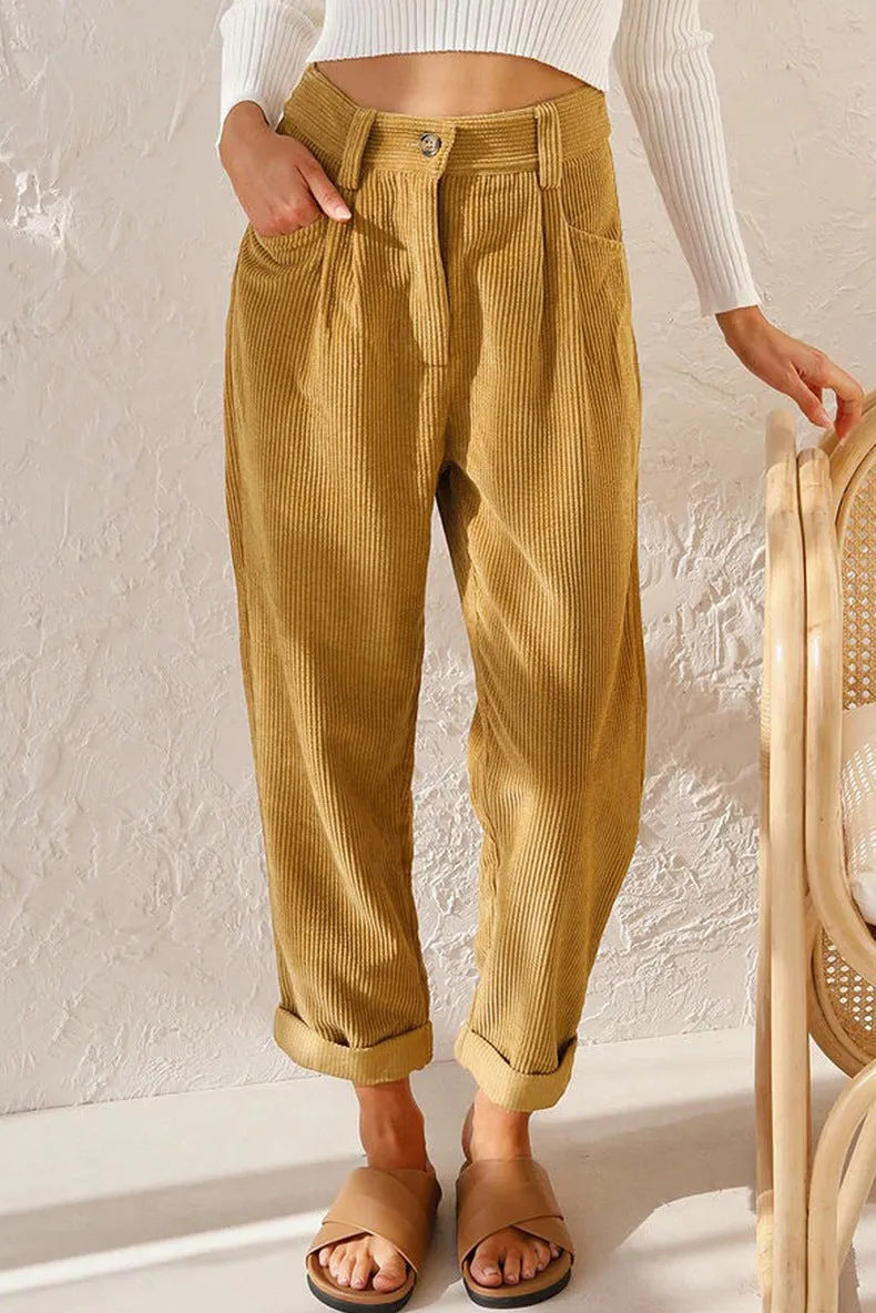 Perlette® | Fashionable Corduroy Pants