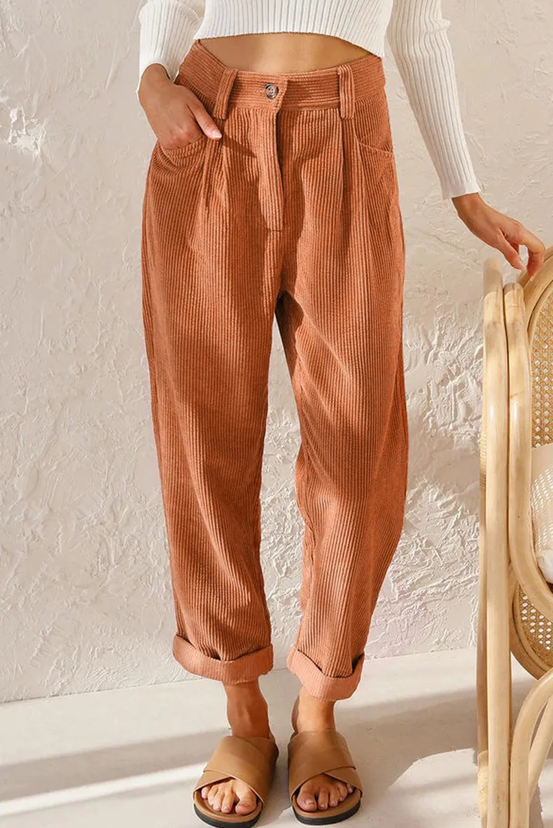 Perlette® | Fashionable Corduroy Pants