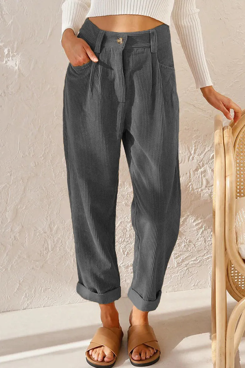 Perlette® | Fashionable Corduroy Pants