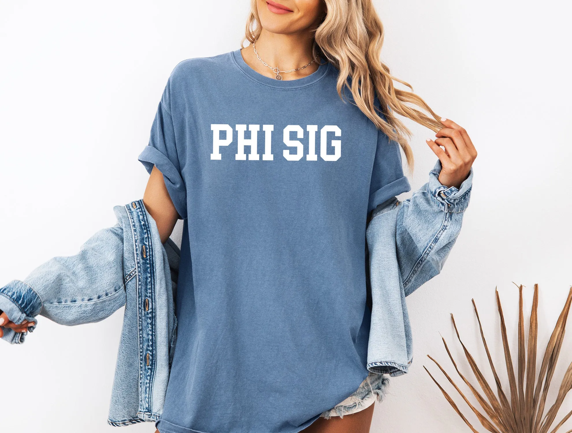 Phi Sigma Sigma Heavyweight Short Sleeve T-shirt - Comfort Colors