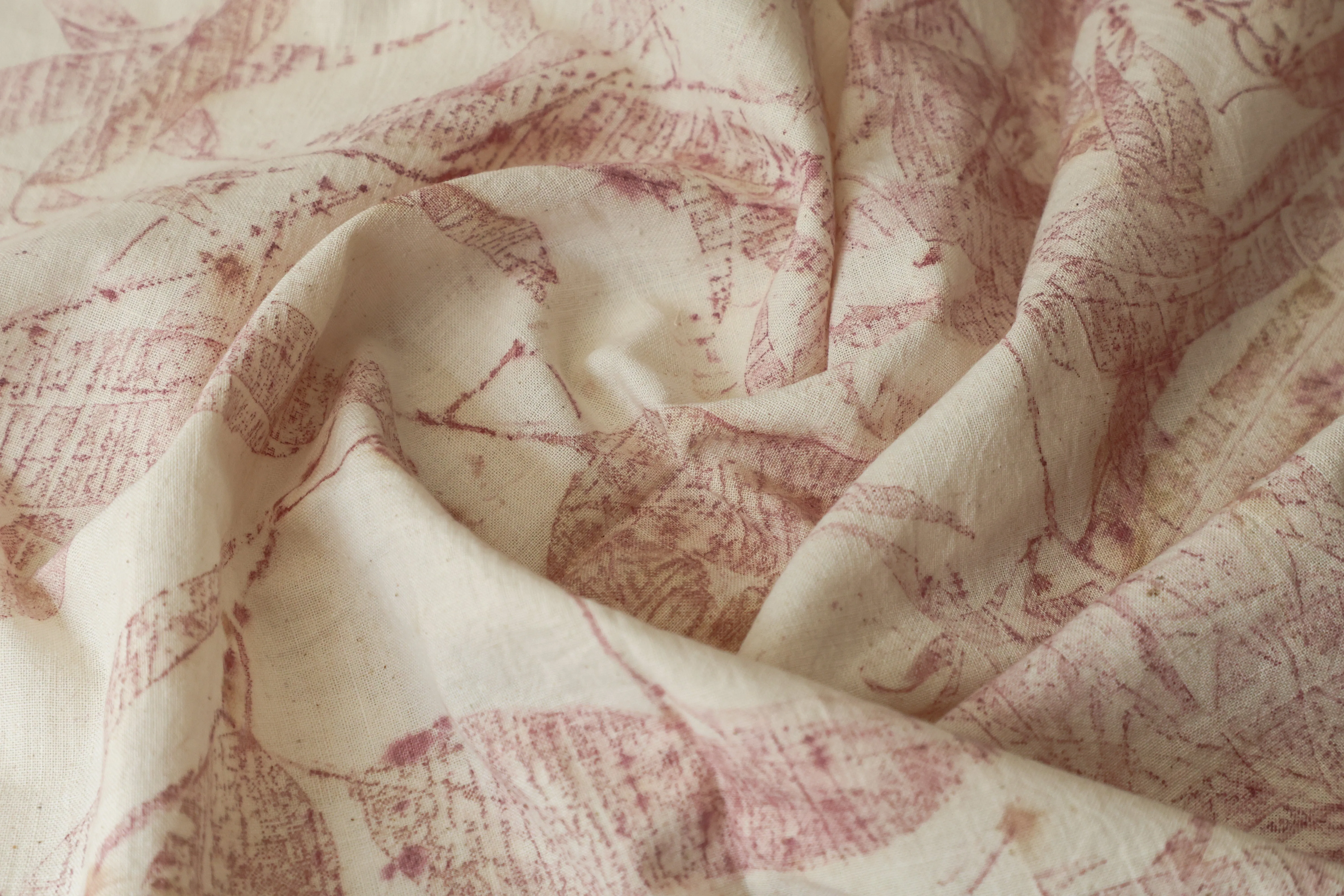 Pink Foliage Flared Pants